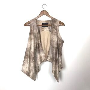 SW3 Bespoke Splatter Printed Open Vest XS